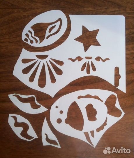 Трафареты для декорирования 8 видов