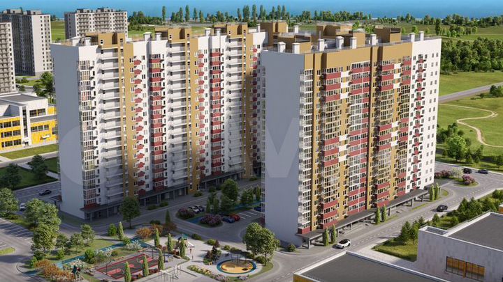 3-к. квартира, 84,1 м², 14/16 эт.