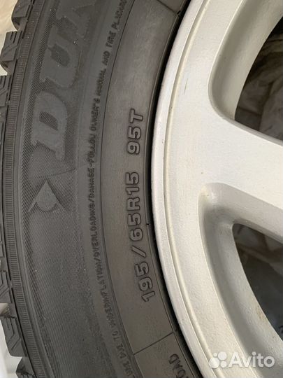 Комплект зимних колес r15 5*114,3