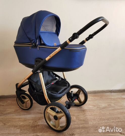 Коляска Adamex Barcelona 2в1 (Гелевые колёса)