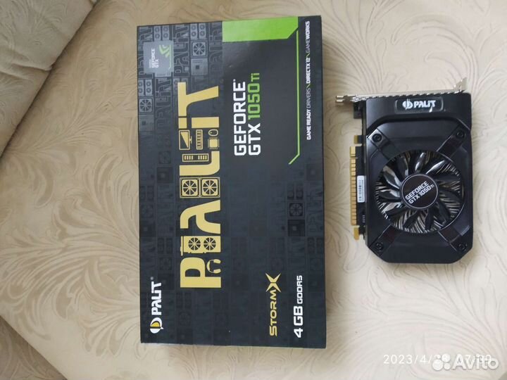 Видеокарта Palit GeForce 1050 Ti Dual 4GB