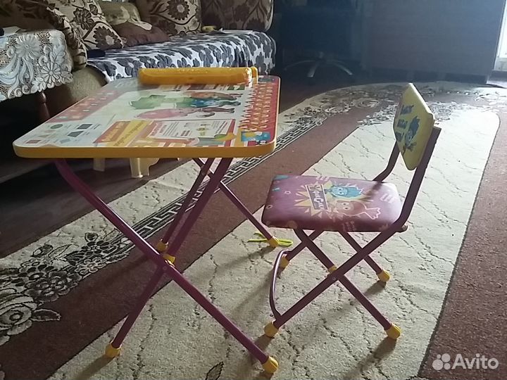Стол и стульчик складные фиксики