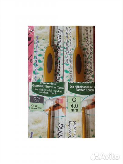 Крючки новые для вязания Tulip