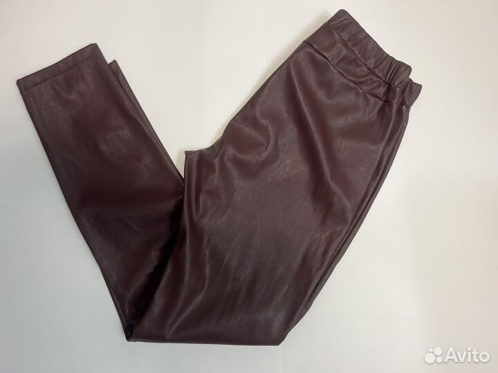 Кожаные леггинсы Max Mara