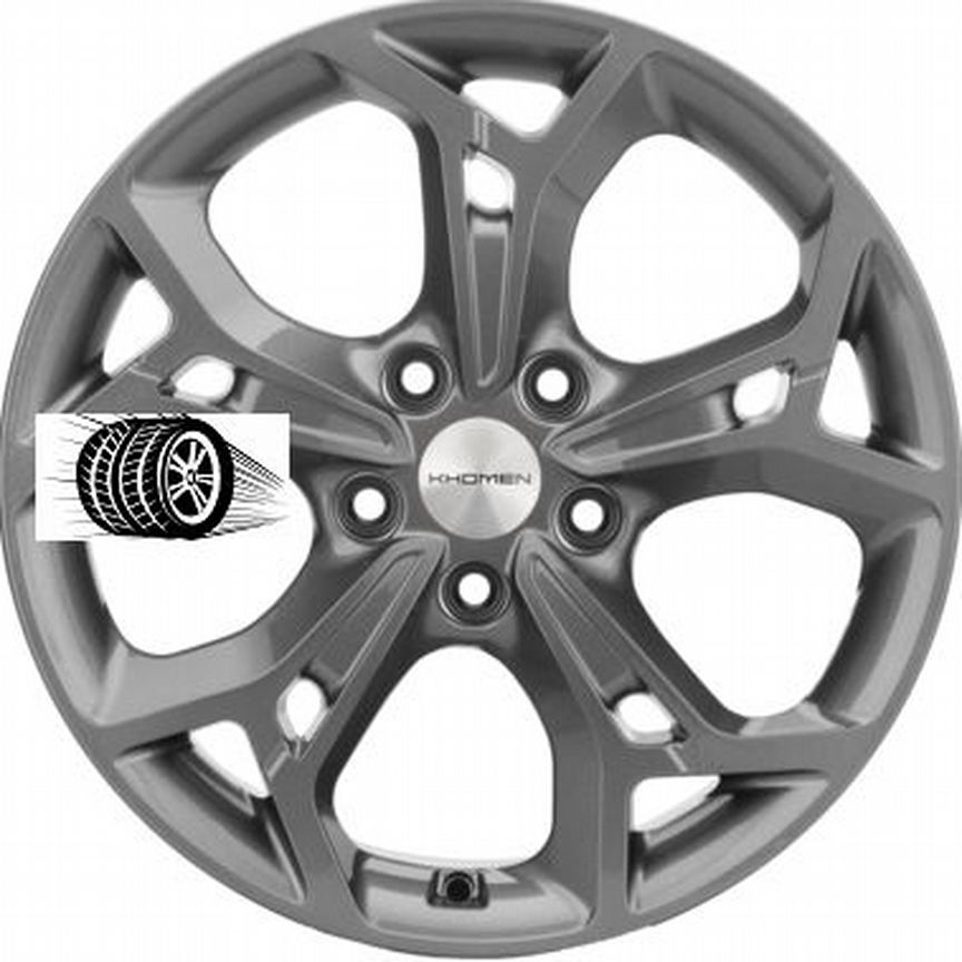 Литые диски Khomen Wheels 7×R17 5×112