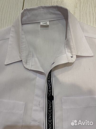 Рубашка школьная для девочки 140