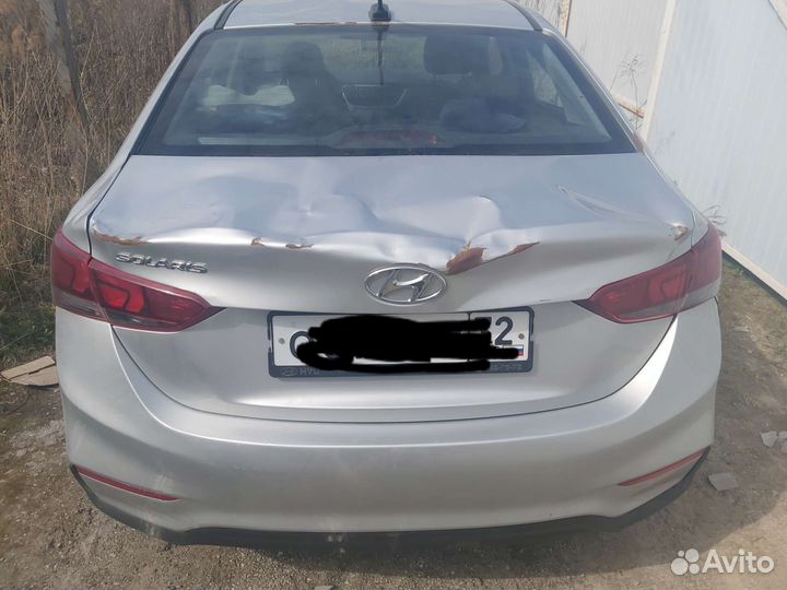 Багажник hyundai solaris 2018
