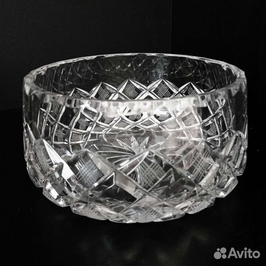 Хрусталь Вазы с ободками Серебро Мельхиор