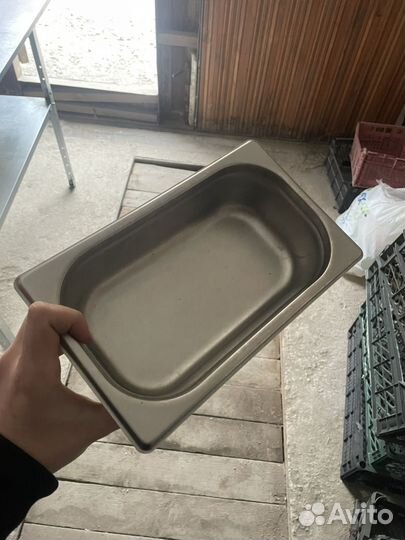 Металические гастроёмкости с крышками общепит