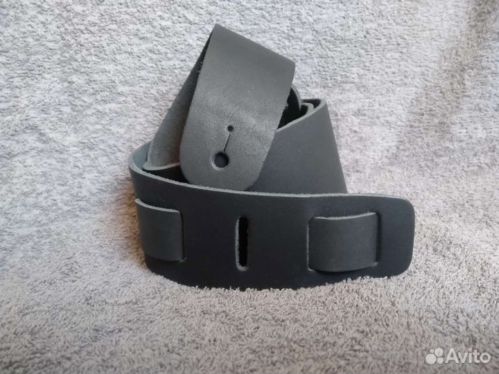 Кожаный гитарный ремень