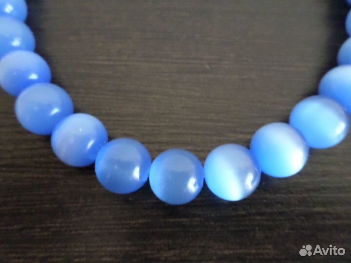 Бусы бисер, дерево, жемчуг