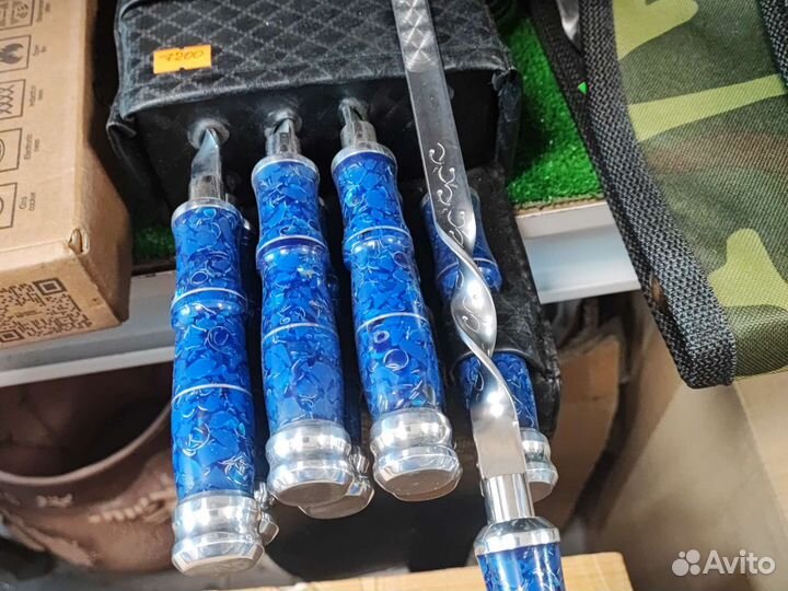 Набор шампуров в чехле, подарки мужчинам