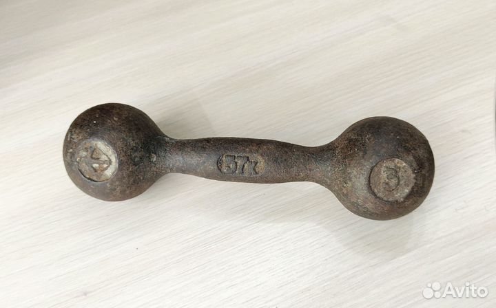 Гантеля СССР 3 кг