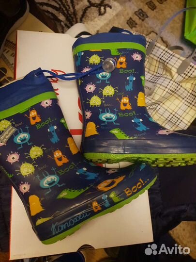 Сапоги резиновые детские