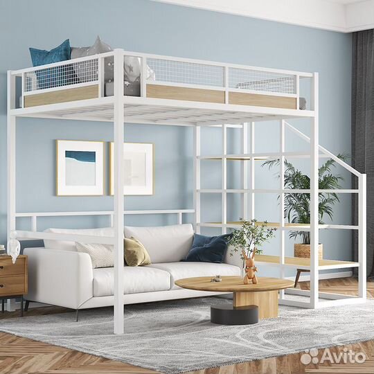 Кровать чердак для подростка с рабочей зоной