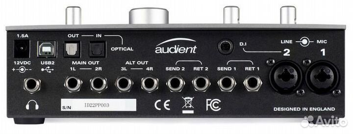 Внешняя звуковая карта Audient ID22