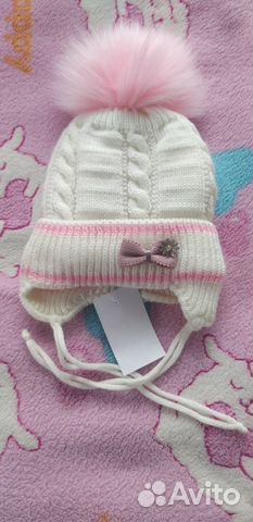 Новые шапочки 3-6мес