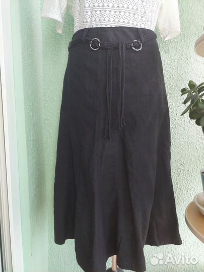 Юбка льняная
