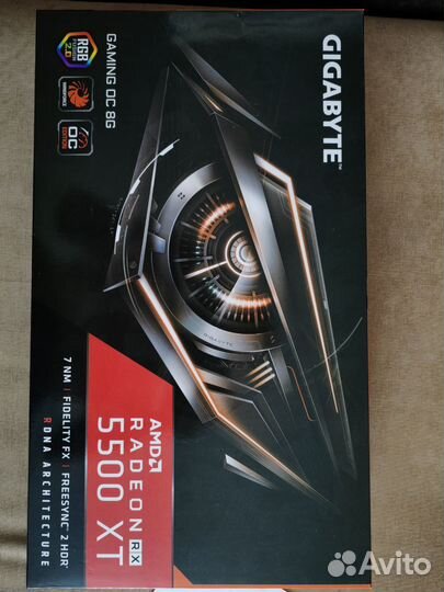 Видеокарта (Rx 5500 xt 8gb)