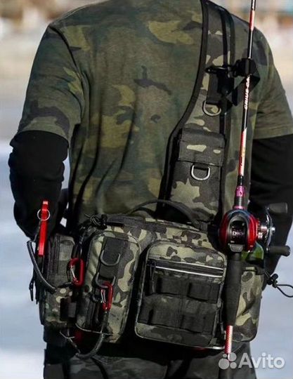 Сумка многофункциональная рыболовная на плечо