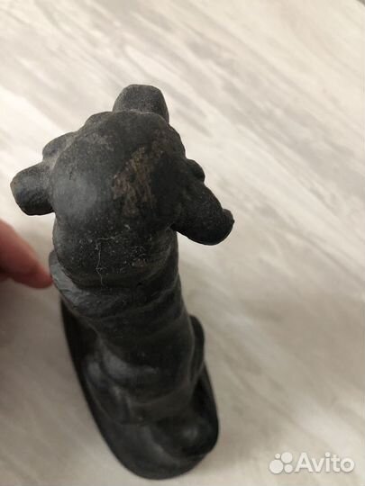 Чугунная собака литье чугун СССР