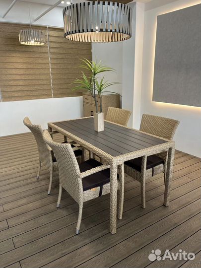 Плетеная садовая мебель из ротанга