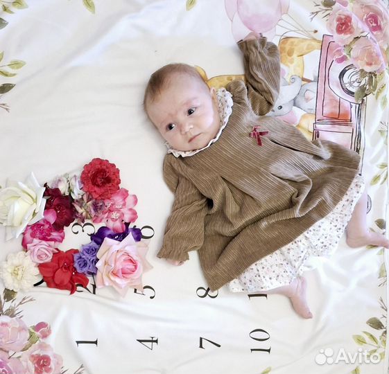 Детское нарядное платье 62— 68