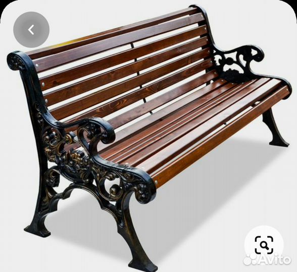 Парковая скамья/лавочка на дачу