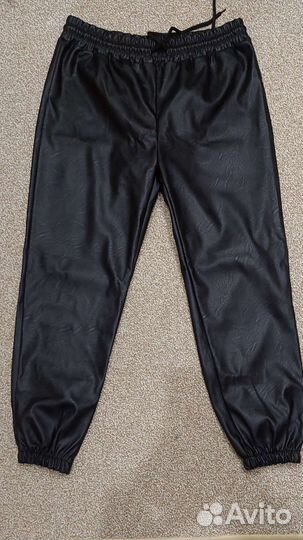 Брюки экокожа