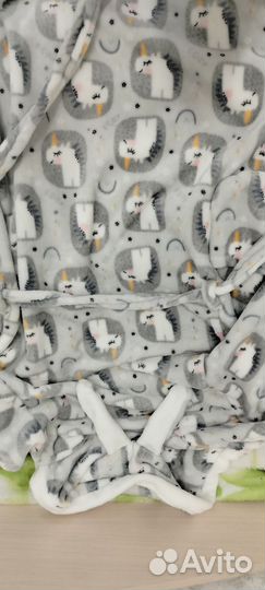 Мягкий халат для девочки