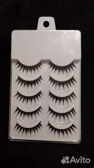 Накладные ресницы с клеем