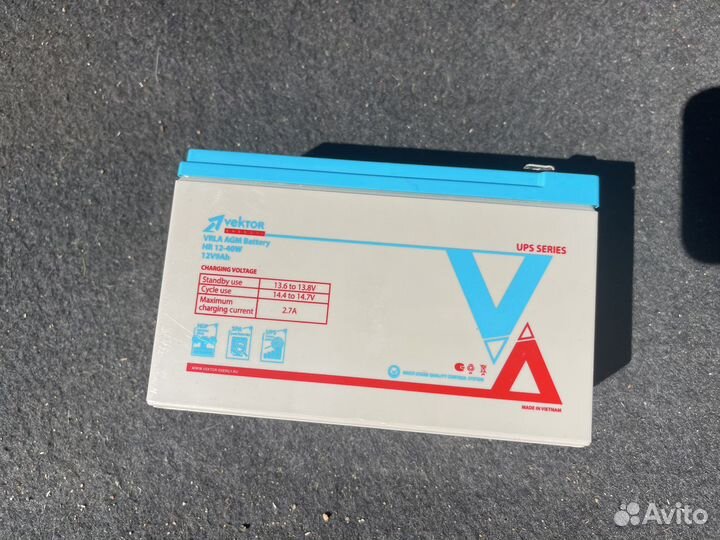 Аккумулятор vektor серии GP 12-9