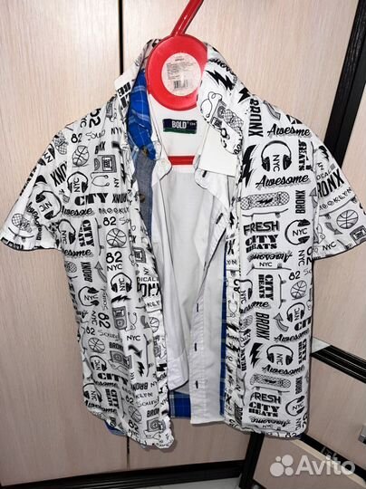 Рубашки на мальчика 8-10 лет