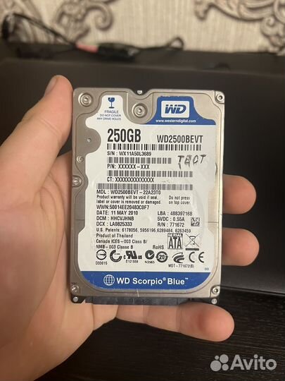 Жесткий диск 250 gb