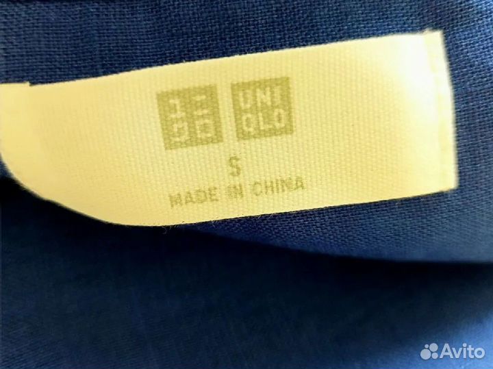 Льняная рубашка Uniqlo S