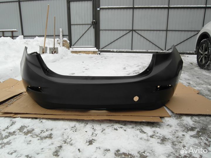 Бампер задний Тайвань Mazda 3 BM BN седан 2013-18