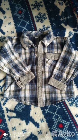 Рубашка для мальчика 1-2 года