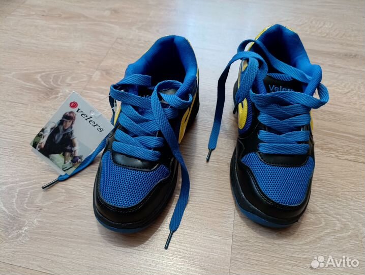 Кроссовки-ролики 32 размер