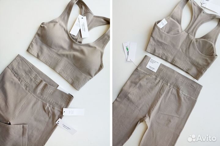 Комлект легинсы и топ Calvin Klein Оригинал