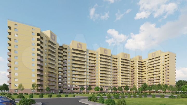 3-к. квартира, 98,9 м², 2/14 эт.