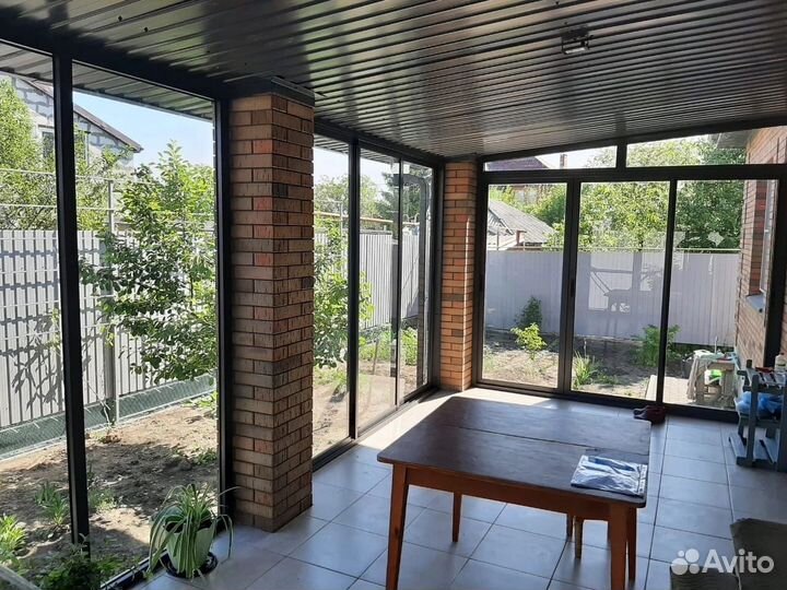 Остекление веранды / остекление беседки