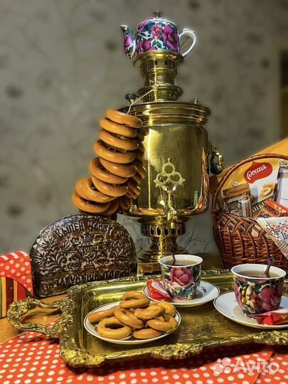 Самовар царский на дровах