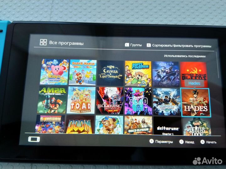 Nintendo switch прошитый 128+32gb+игры