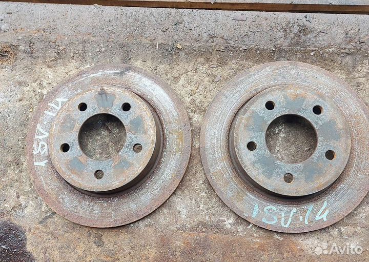 Диски тормозные задние Мазда 3 bl