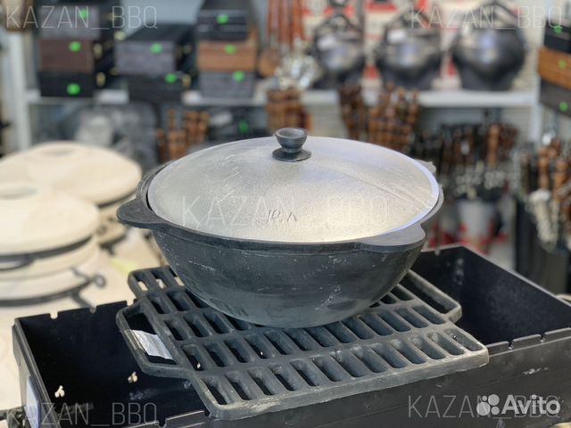 Чугунный казан 10 литров