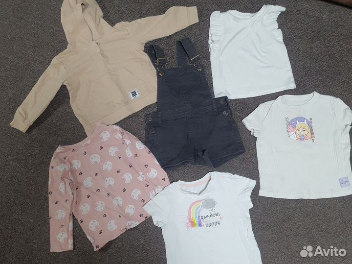 Одежда пакетом на девочку 86-92