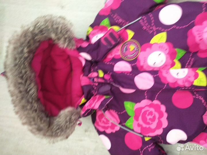 Финский Зимний комбинезон Premont для девочки 92