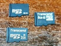 Карты памяти Micro SD, б/у: