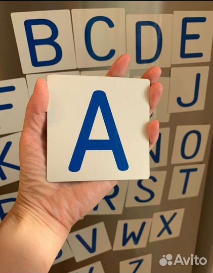 Магнитный английский алфавит азбука на магнитах
