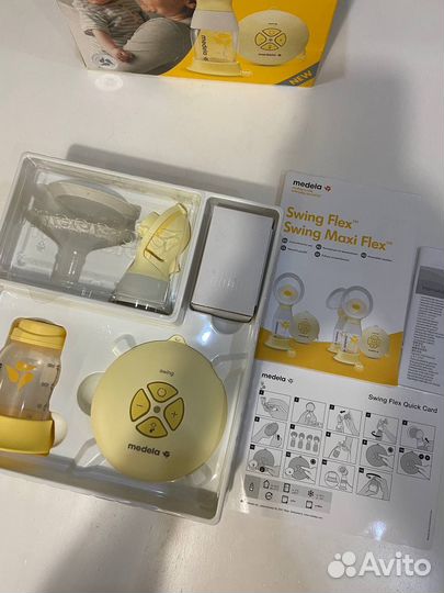 Молокоотсос medela swing flex электрический
